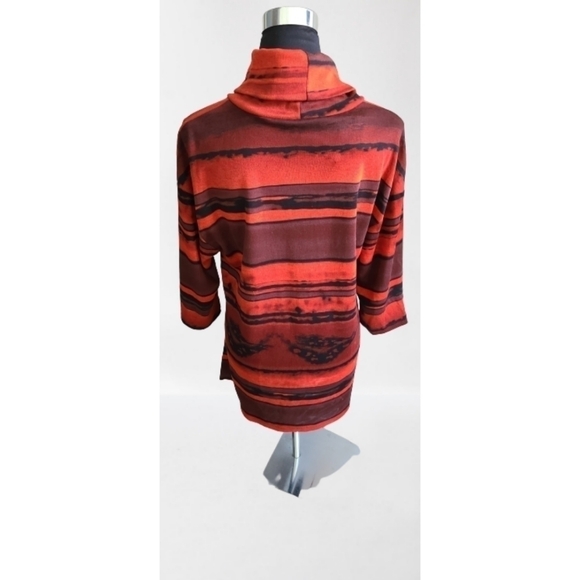 ARTEX Cowl Neck Tunic Top Made In Canada Size Medium NWT - Picture 4 of 10